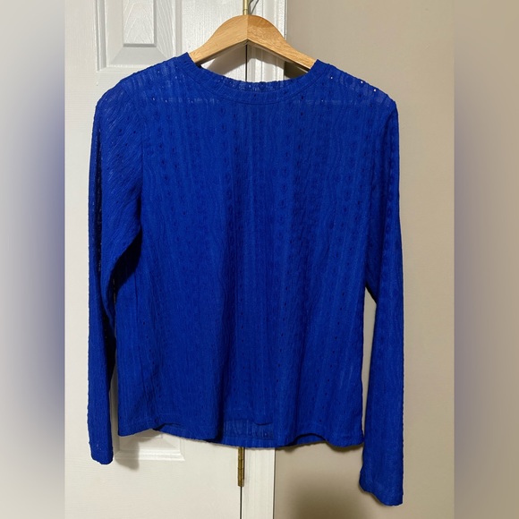 Seasty Tops - Elegant Sapphire Blue Women's Blouse